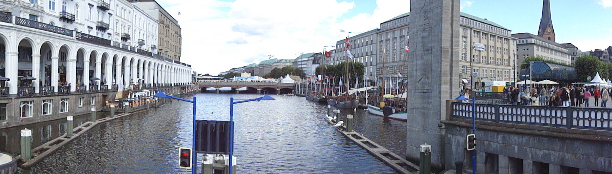 Alsterfleet und Alsterarkaden