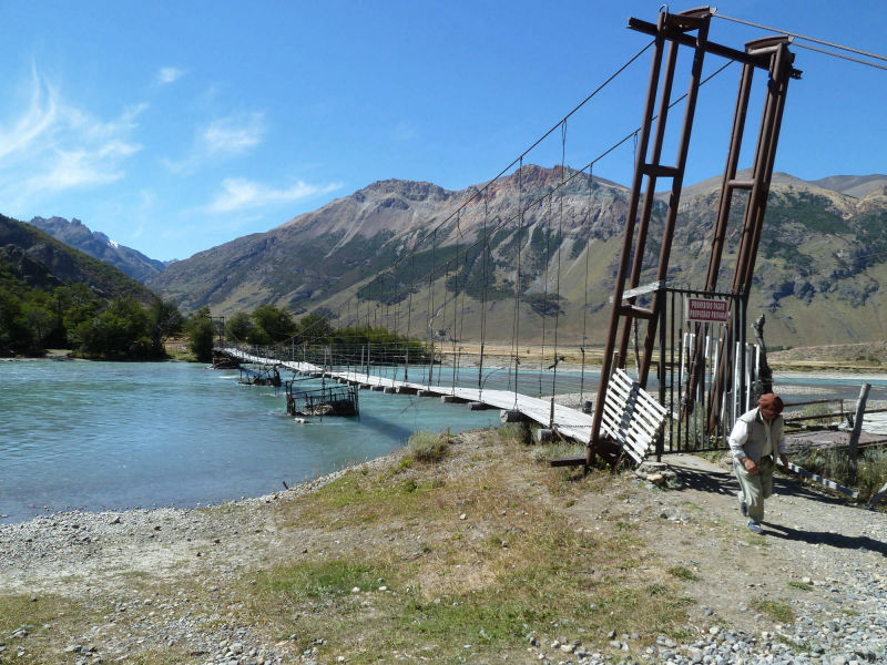 Brücke über den Rio Las Vueltas