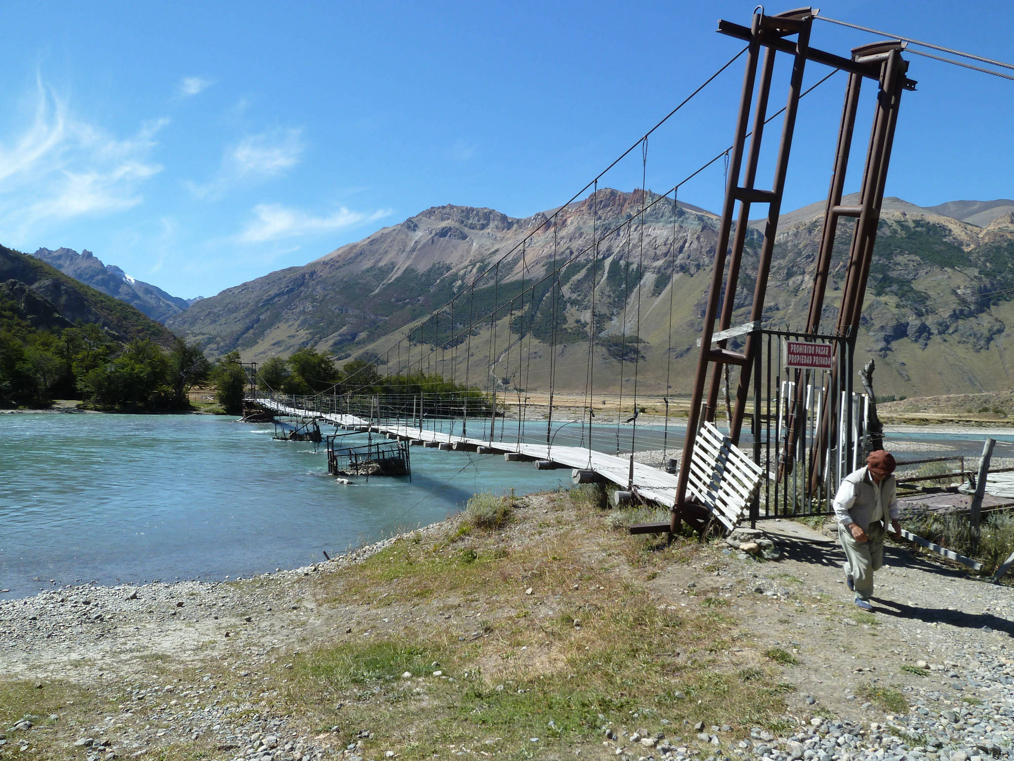Brücke über den Rio Las Vueltas