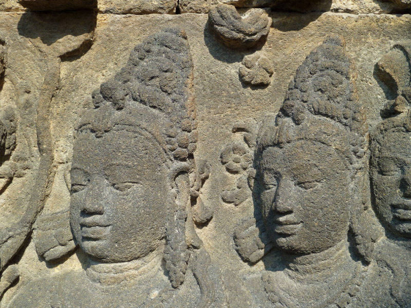 Relief am Borobudur