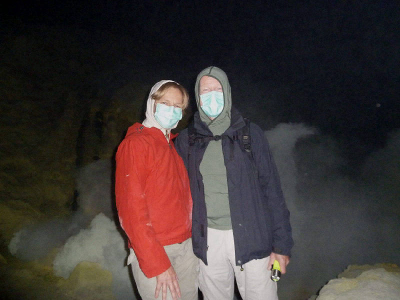 Staubmasken sind nutzlos gegen Schwefelgase