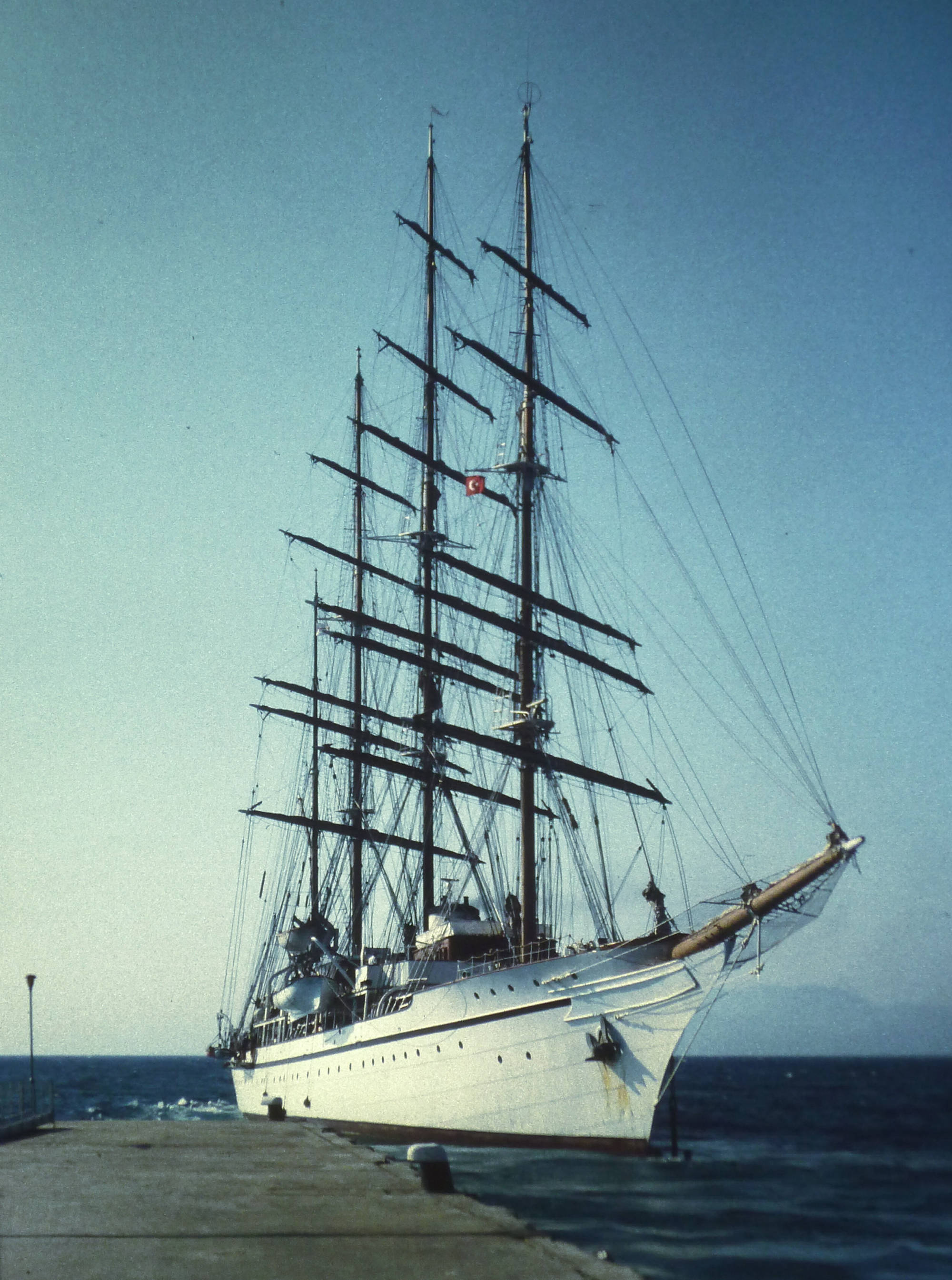 In Kuşadası treffe ich meinen früheren Arbeitsplatz "Sea Cloud"