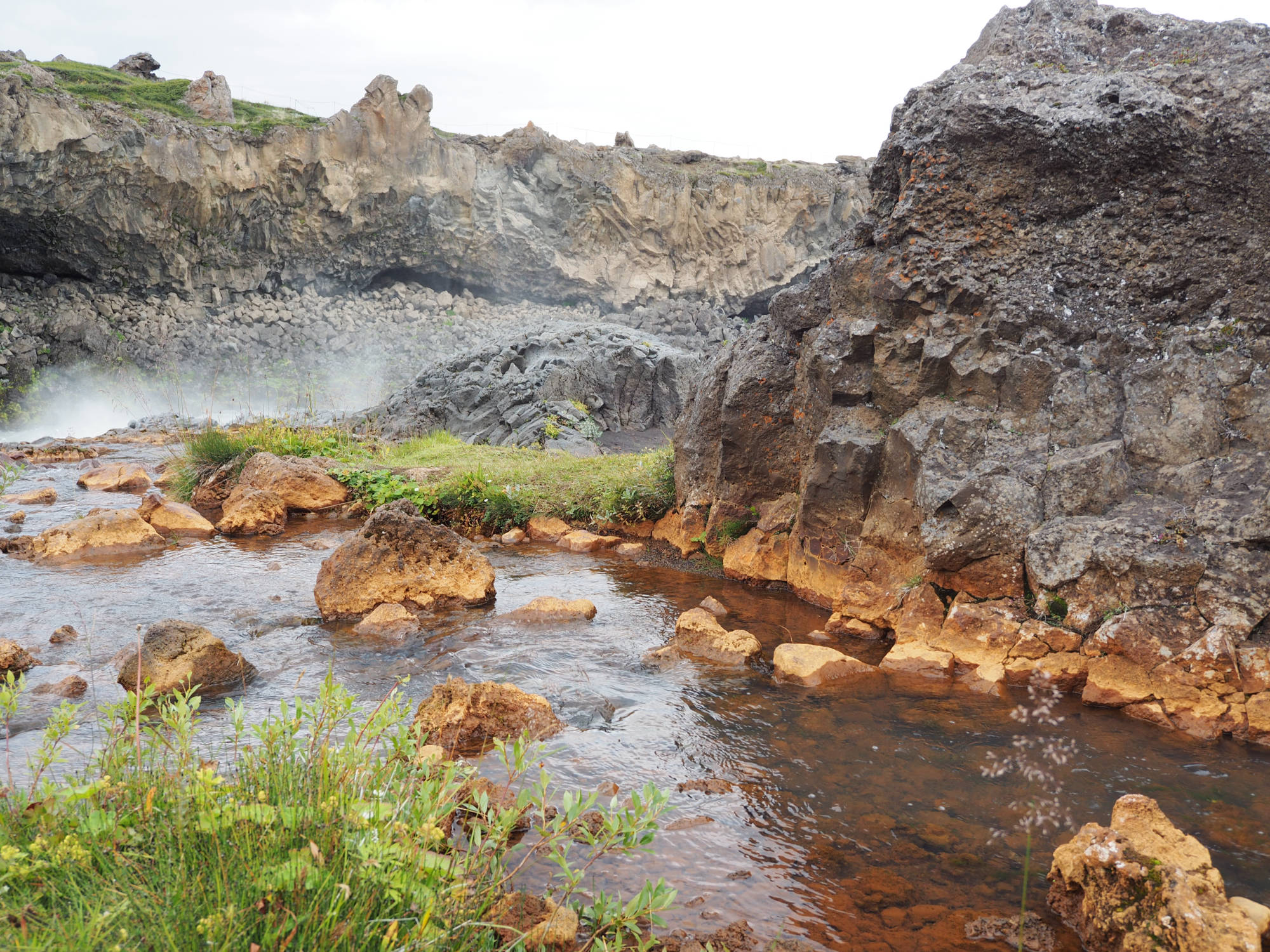 Am Wasserfall Dettifoss