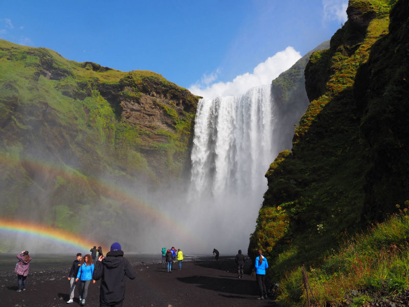 Wasserfall Skógafoss