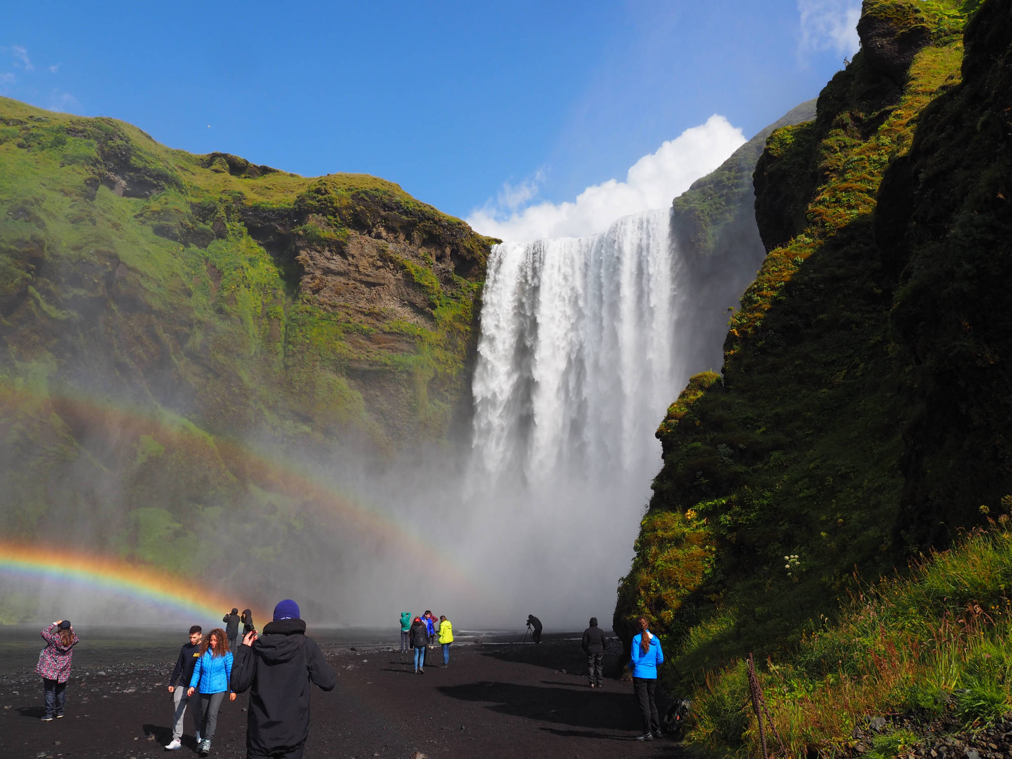 Wasserfall Skógafoss