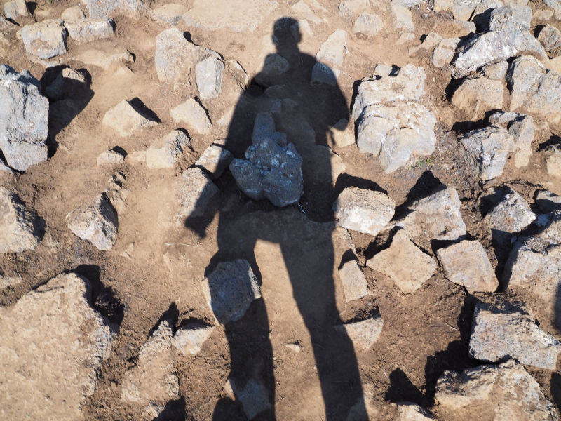 Der Weg führt über Geröllfelder